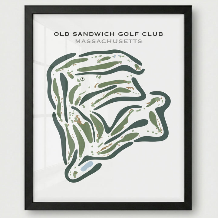 Old Sandwich Golf Club, Massachusetts - Printed Golf Courses