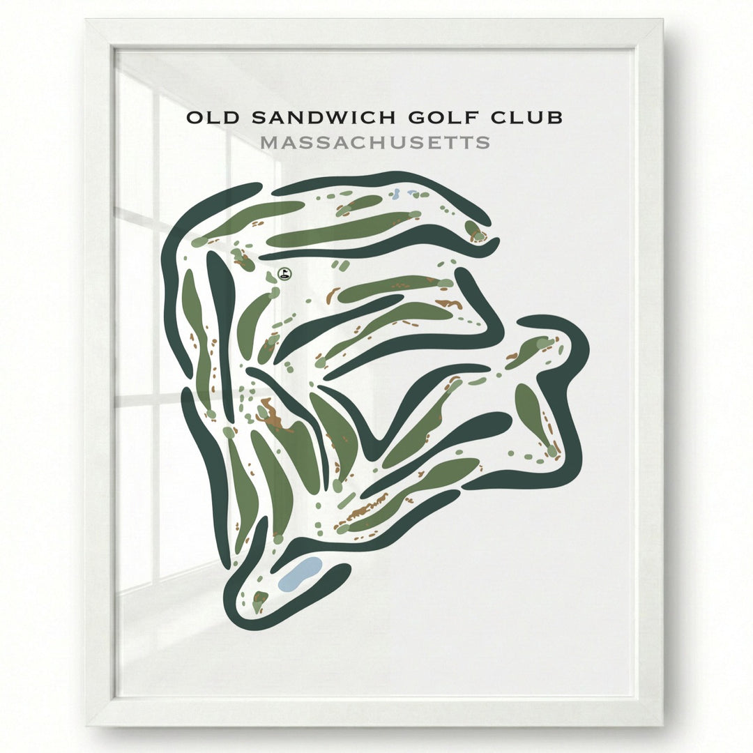 Old Sandwich Golf Club, Massachusetts - Printed Golf Courses