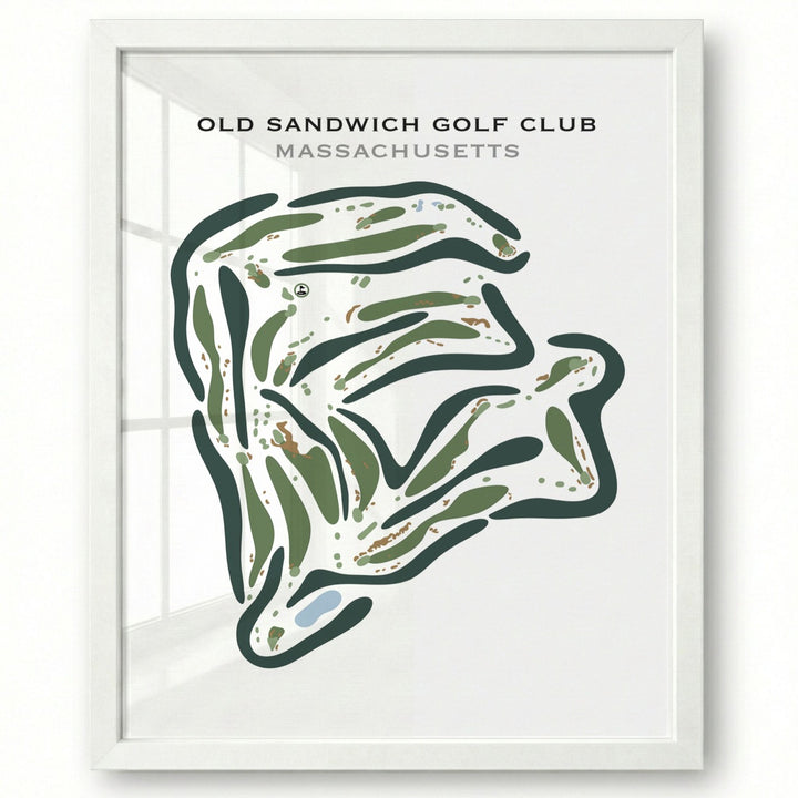 Old Sandwich Golf Club, Massachusetts - Printed Golf Courses