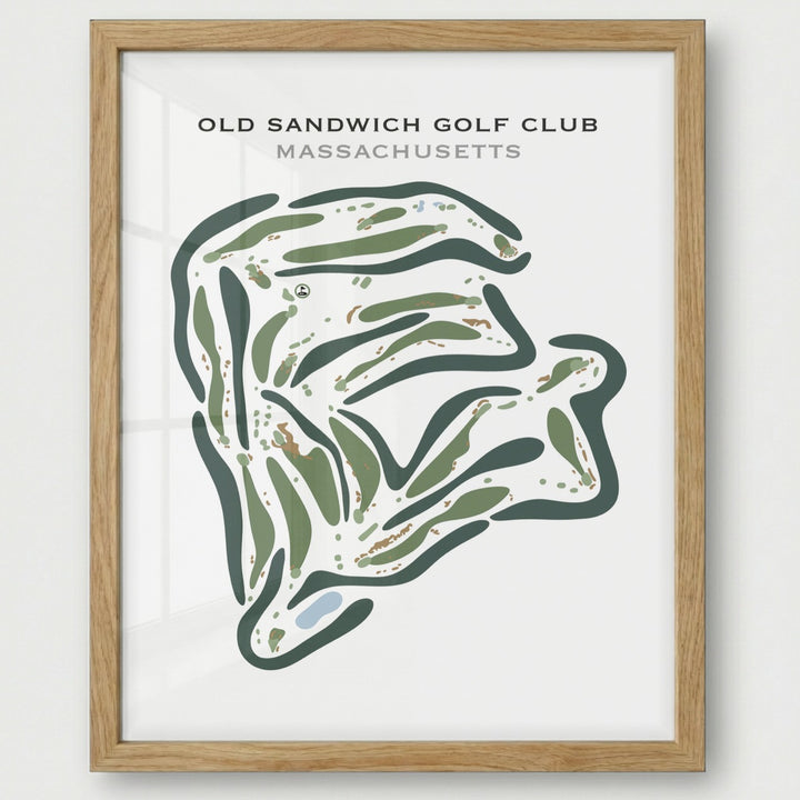 Old Sandwich Golf Club, Massachusetts - Printed Golf Courses
