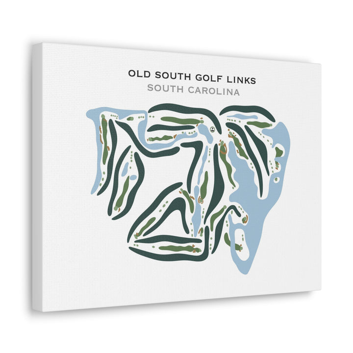 Old South Golf Links, South Carolina - Printed Golf Courses