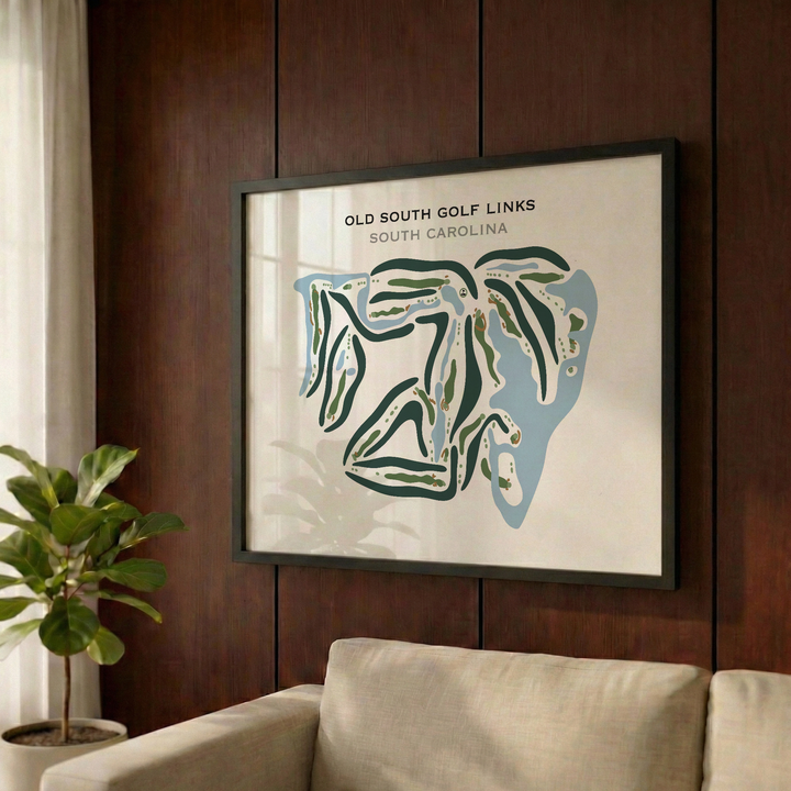 Old South Golf Links, South Carolina - Printed Golf Courses