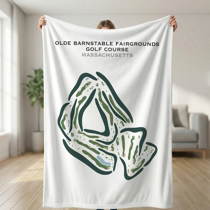 Olde Barnstable Fairgrounds Golf Course, Massachusetts - Printed Golf Courses
