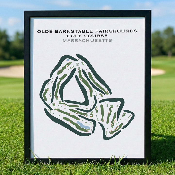 Olde Barnstable Fairgrounds Golf Course, Massachusetts - Printed Golf Courses