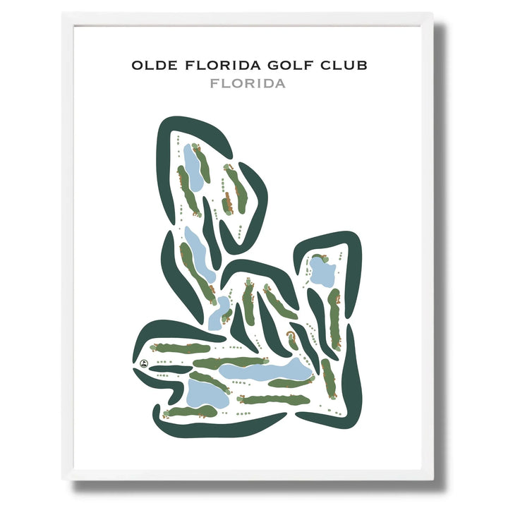 Olde Florida Golf Club, Florida - Printed Golf Courses
