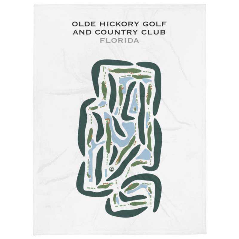 Olde Hickory Golf and Country Club, Florida - Printed Golf Courses