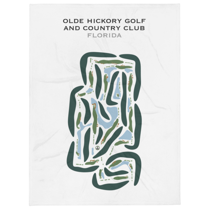 Olde Hickory Golf and Country Club, Florida - Printed Golf Courses