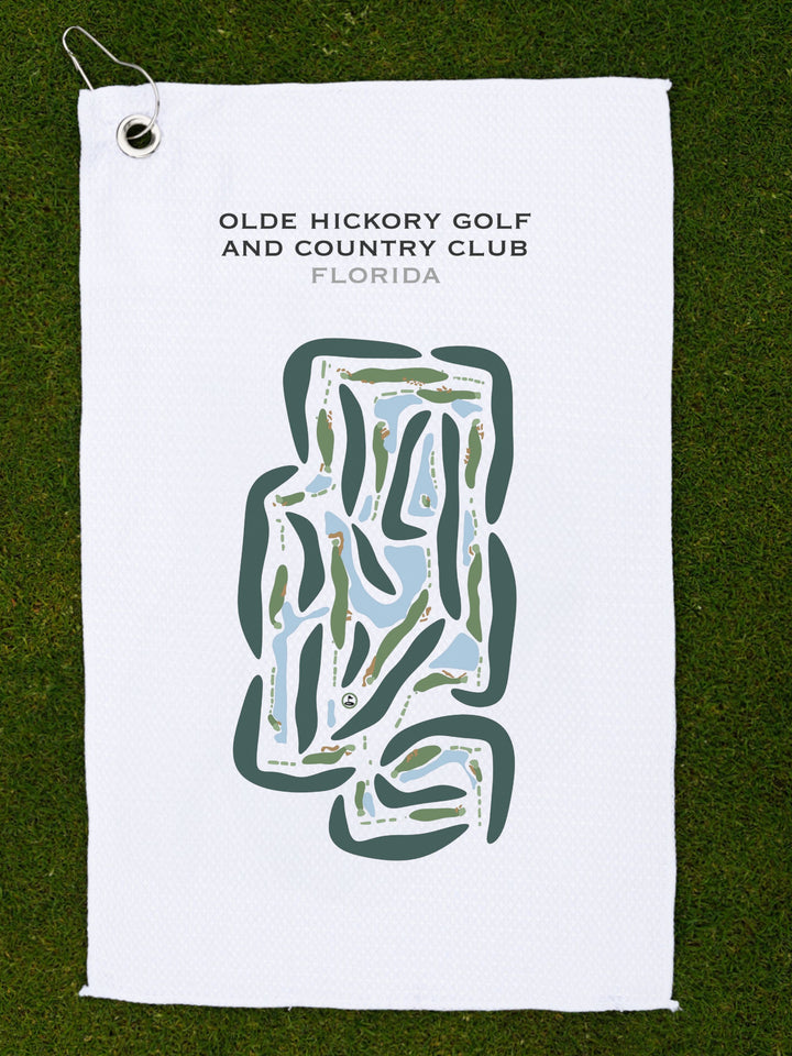 Olde Hickory Golf and Country Club, Florida - Printed Golf Courses