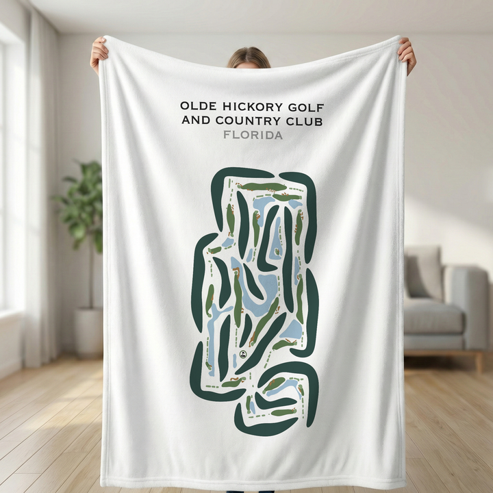 Olde Hickory Golf and Country Club, Florida - Printed Golf Courses