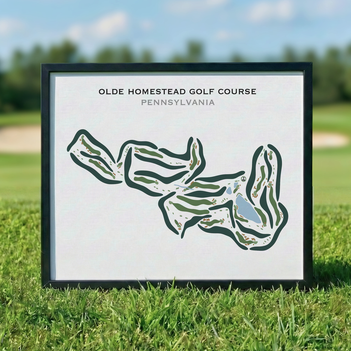Olde Homestead Golf Course, Pennsylvania - Printed Golf Courses