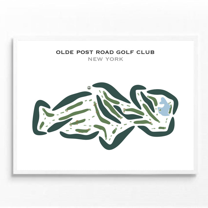 Olde Post Road Golf Club, New York - Printed Golf Courses
