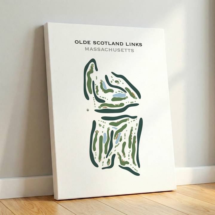 Olde Scotland Links, Massachusetts - Printed Golf Course
