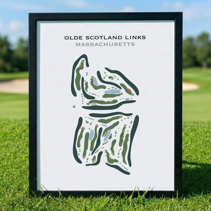 Olde Scotland Links, Massachusetts - Printed Golf Course