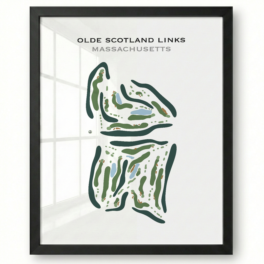 Olde Scotland Links, Massachusetts - Printed Golf Course