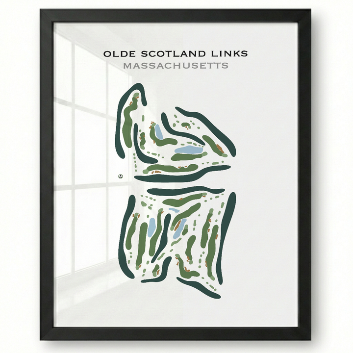 Olde Scotland Links, Massachusetts - Printed Golf Course