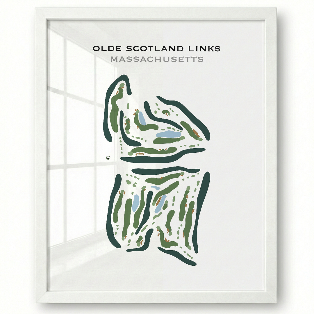 Olde Scotland Links, Massachusetts - Printed Golf Course