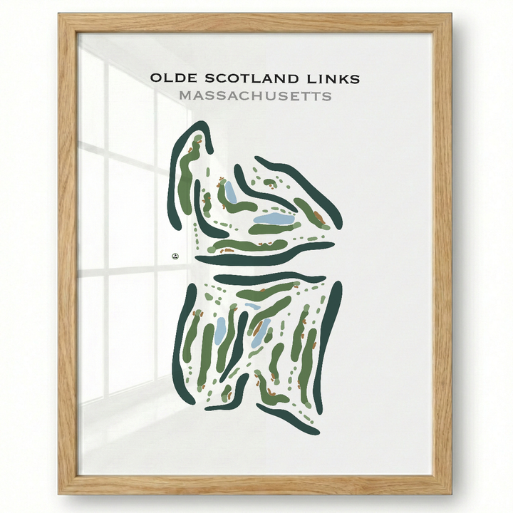 Olde Scotland Links, Massachusetts - Printed Golf Course
