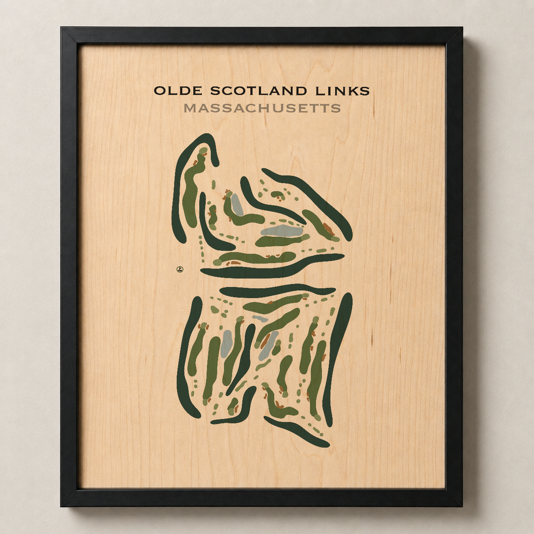 Olde Scotland Links, Massachusetts - Printed Golf Course