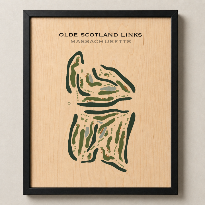 Olde Scotland Links, Massachusetts - Printed Golf Course