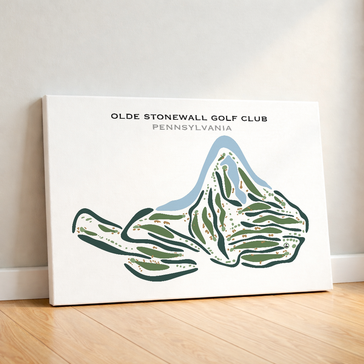 Olde Stonewall Golf Club, Pennsylvania - Printed Golf Courses
