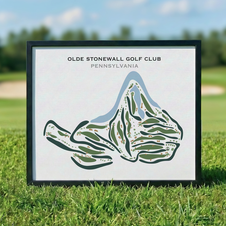 Olde Stonewall Golf Club, Pennsylvania - Printed Golf Courses