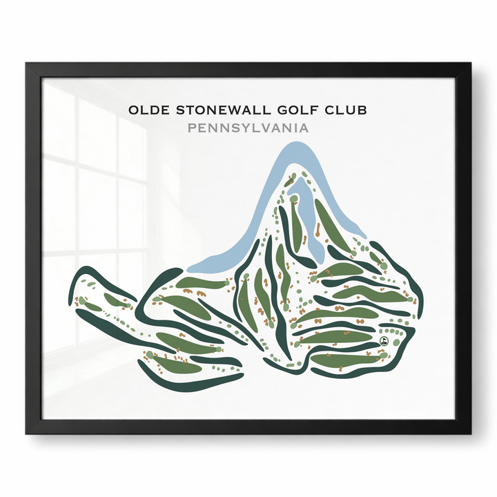 Olde Stonewall Golf Club, Pennsylvania - Printed Golf Courses