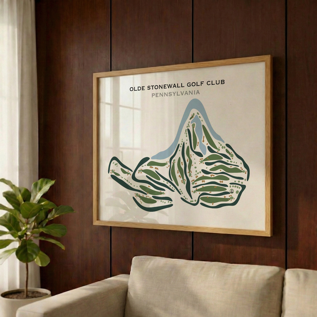 Olde Stonewall Golf Club, Pennsylvania - Printed Golf Courses