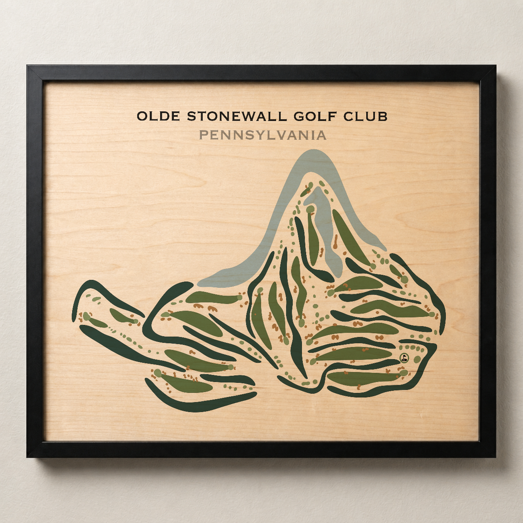 Olde Stonewall Golf Club, Pennsylvania - Printed Golf Courses