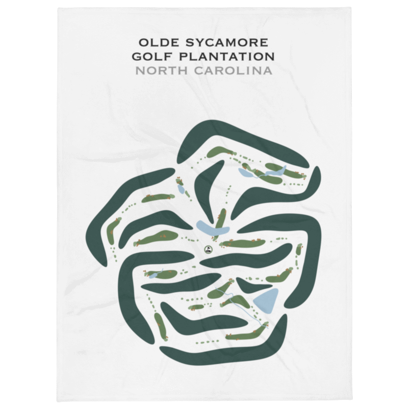 Olde Sycamore Golf Plantation, North Carolina - Printed Golf Courses
