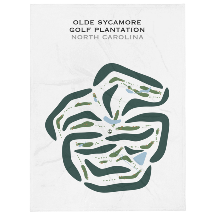 Olde Sycamore Golf Plantation, North Carolina - Printed Golf Courses