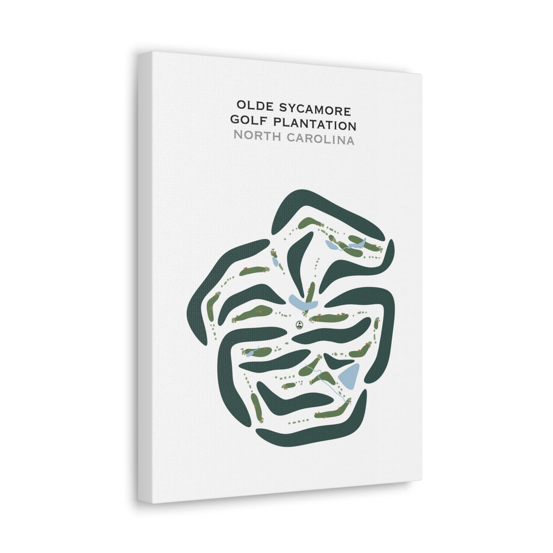 Olde Sycamore Golf Plantation, North Carolina - Printed Golf Courses