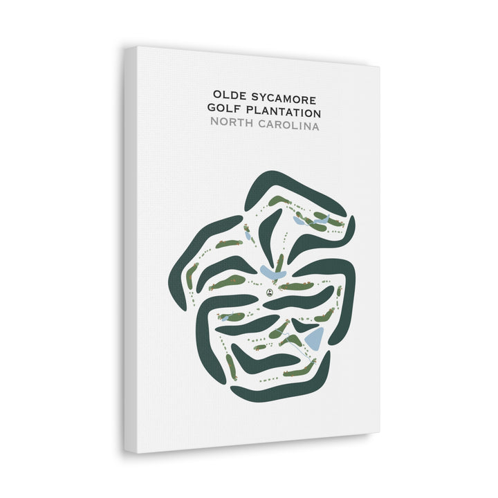 Olde Sycamore Golf Plantation, North Carolina - Printed Golf Courses