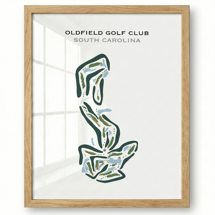 Oldfield Golf Club, South Carolina - Printed Golf Courses