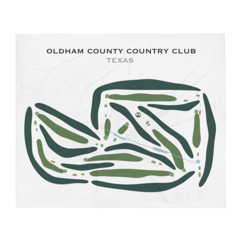 Oldham County Country Club, Texas - Printed Golf Courses