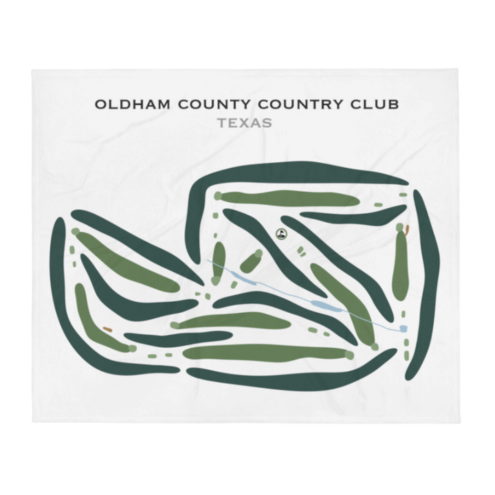 Oldham County Country Club, Texas - Printed Golf Courses