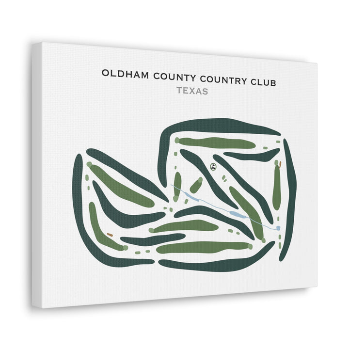 Oldham County Country Club, Texas - Printed Golf Courses