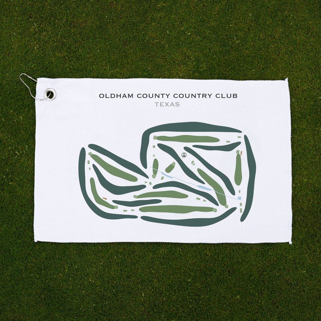 Oldham County Country Club, Texas - Printed Golf Courses