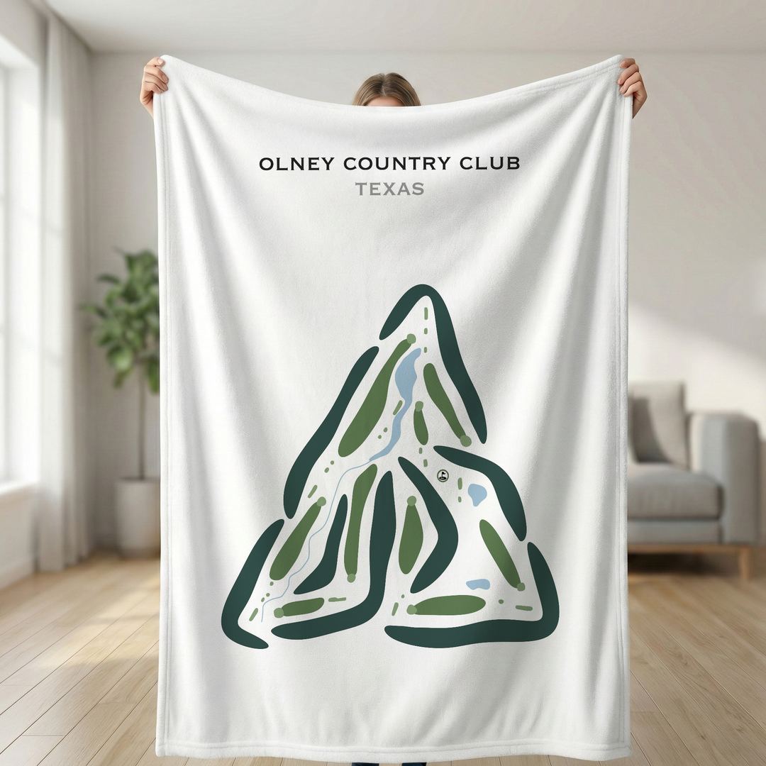 Olney Country Club, Texas - Printed Golf Courses