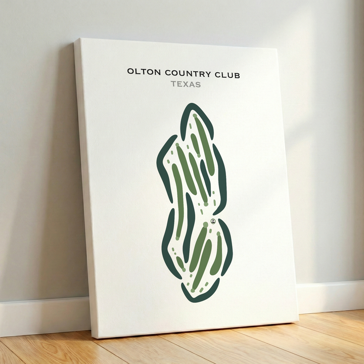 Olton Country Club, Texas - Printed Golf Courses
