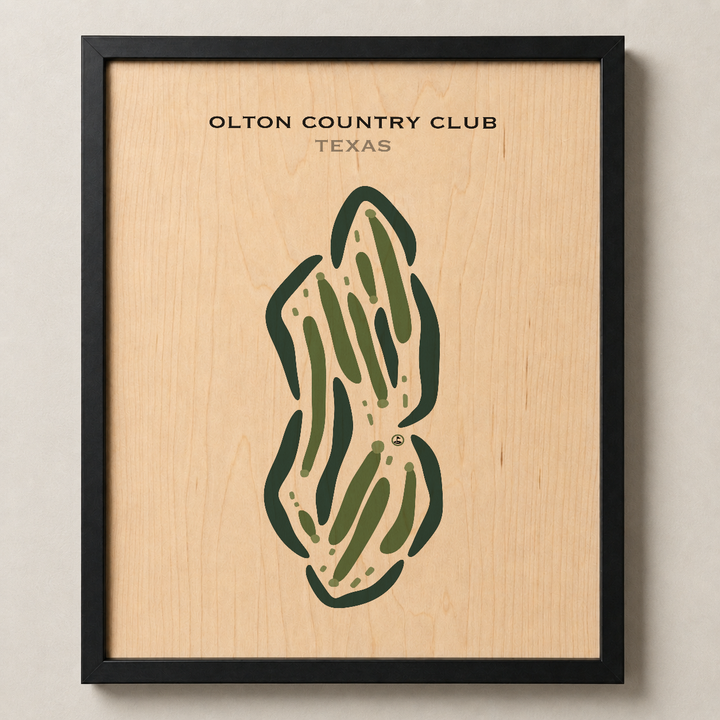 Olton Country Club, Texas - Printed Golf Courses
