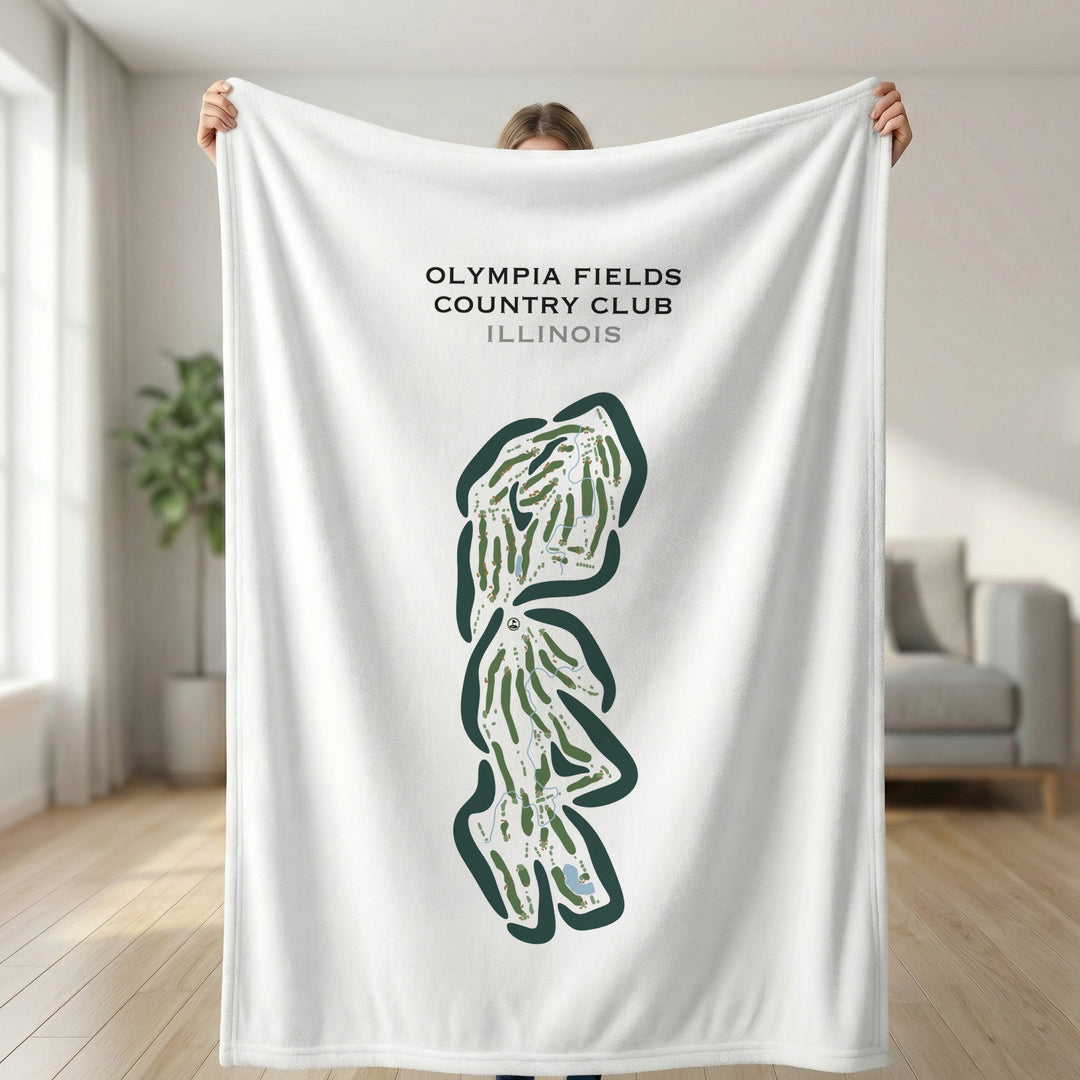 Olympia Fields Country Club, Illinois - Printed Golf Courses