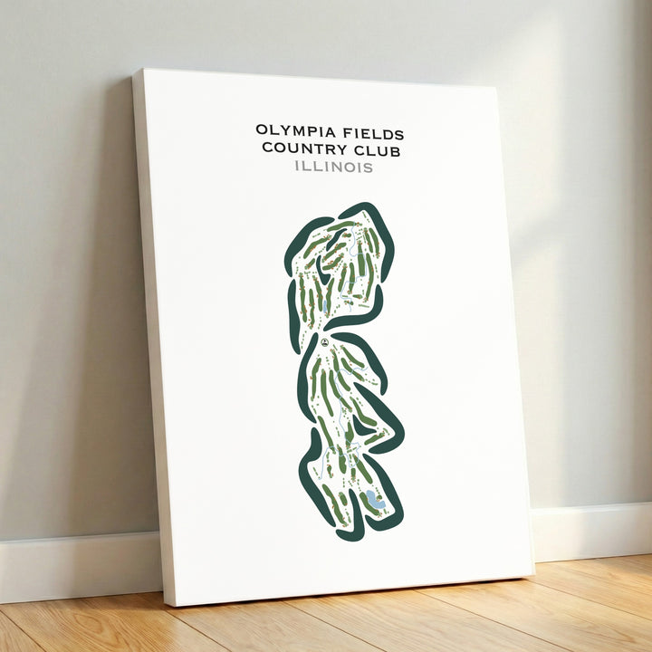 Olympia Fields Country Club, Illinois - Printed Golf Courses