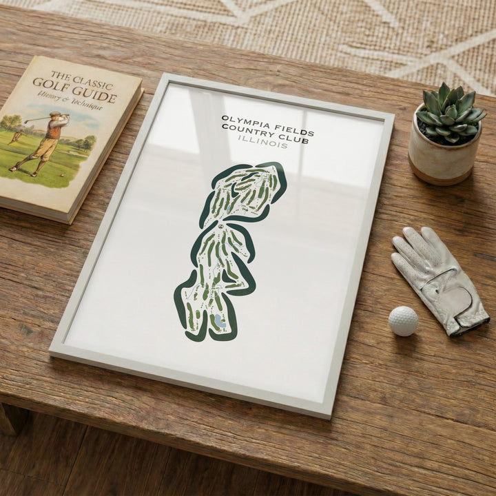 Olympia Fields Country Club, Illinois - Printed Golf Courses