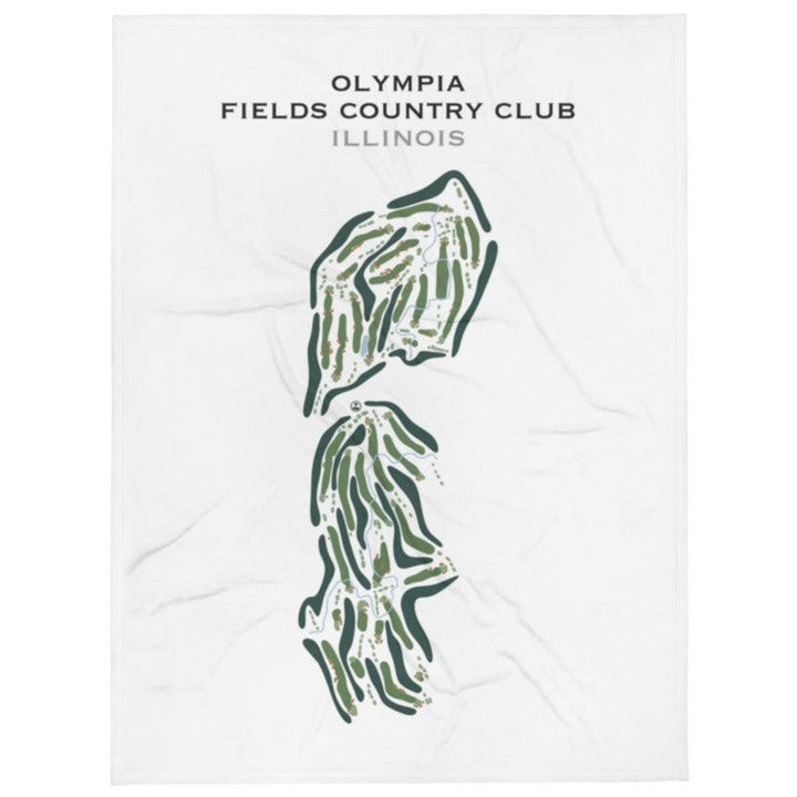 Olympia Fields Country Club, Illinois - Printed Golf Courses - Golf Course Prints