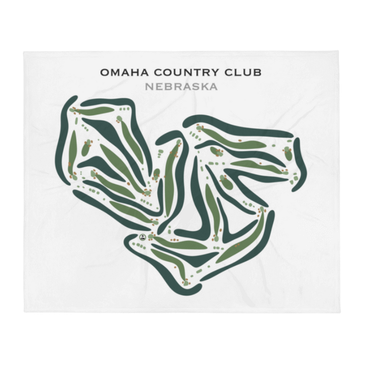 Omaha Country Club, Nebraska - Printed Golf Courses