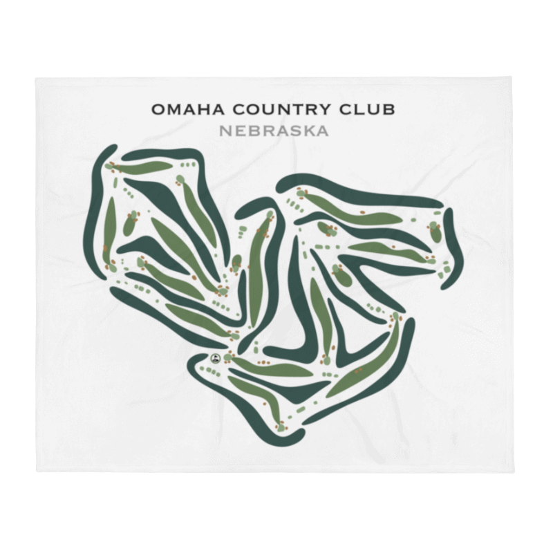 Omaha Country Club, Nebraska - Printed Golf Courses