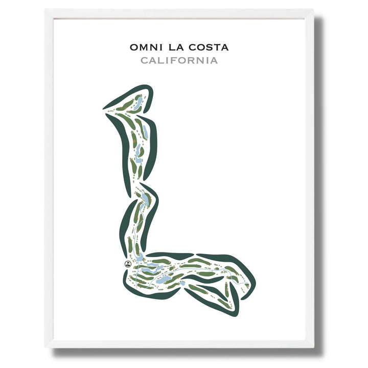 Omni La Costa, California - Printed Golf Courses