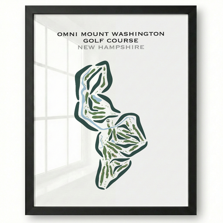 Omni Mount Washington Golf Course, New Hampshire - Printed Golf Courses