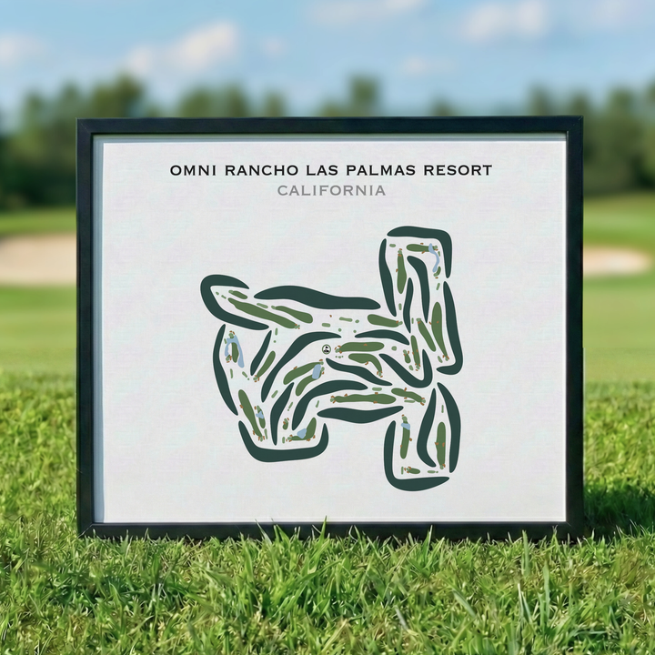 Omni Rancho Las Palmas Resort, California - Printed Golf Courses
