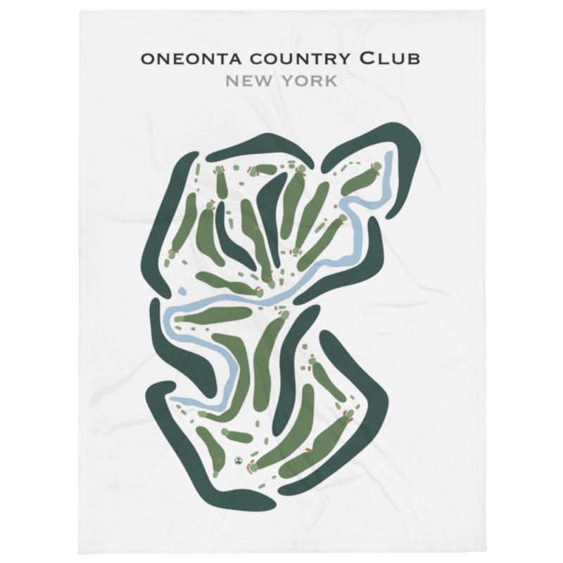 Oneonta Country Club, New York - Printed Golf Courses